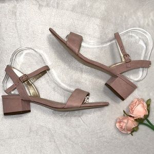 NWOT Circus by Sam Edelman Mauve Pink Suede Sandals